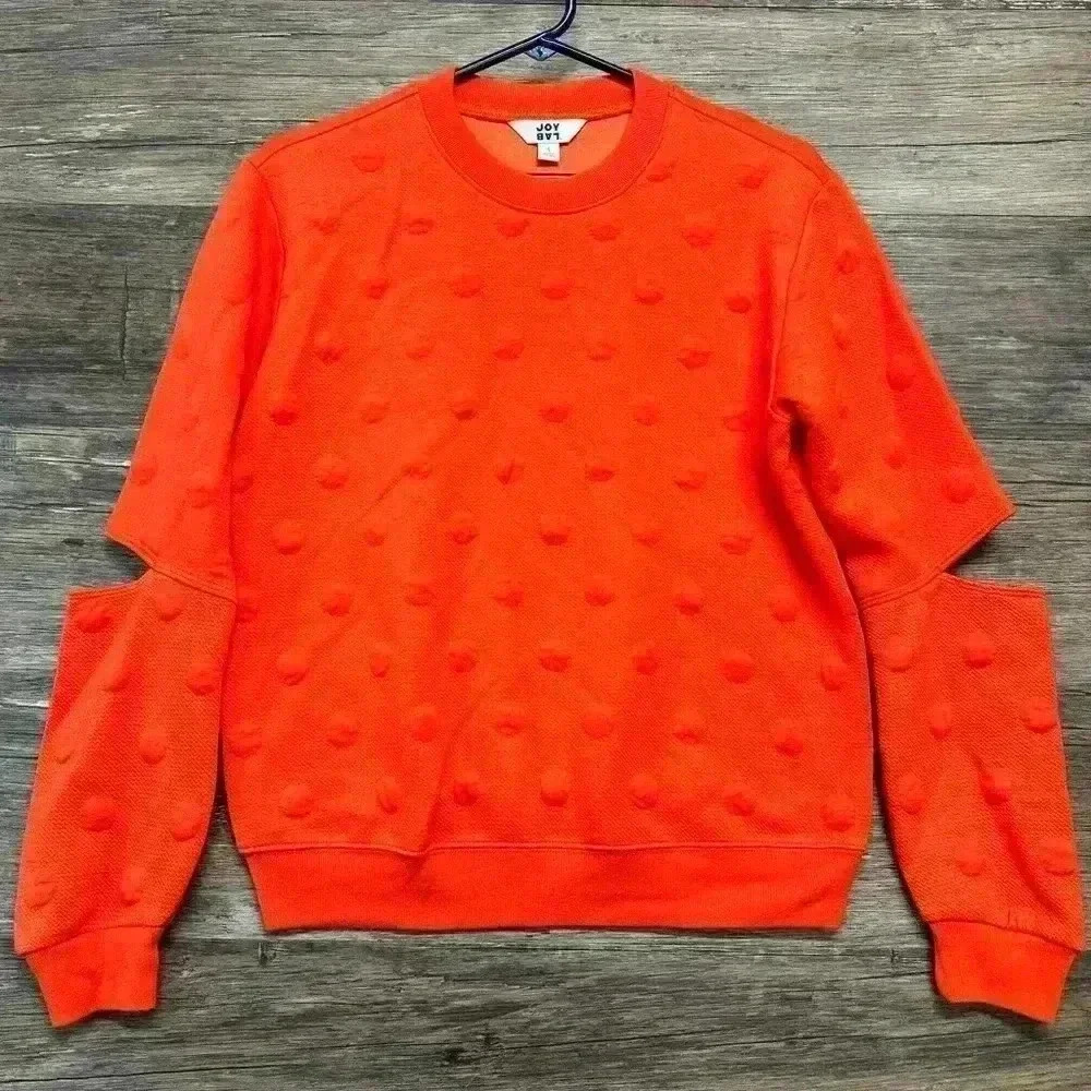 JoyLab Sweatshirt with All-Over Motif women’s size small
